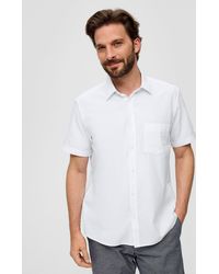 S.oliver - Kurzarmhemd Hemd aus Lyocellmix - Lyst