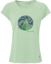 Vaude - Women's Tekoa T-Shirt II (1-tlg) Green Shape - Lyst