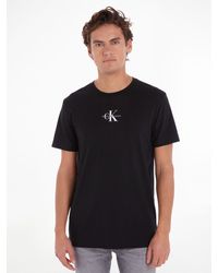 Calvin Klein - T-Shirt MONOLOGO REGULAR TEE mit Logoschriftzug - Lyst