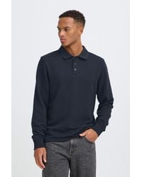 Blend - Longpullover BHKane Moderner Sweat-Pullover mit Polokragen und Knopfleiste - Lyst