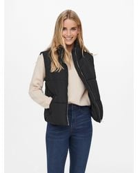 Jdy - Steppweste NEWERICA SHORT WAISTCOAT OTW NOOS - Lyst