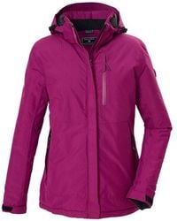 Killtec - Funktionsjacke Kow 225 Kg Wmn Jckt Atmungsaktive, Wind- Und Wasserdichte Damenjacke, Abnehmbare Kapuze - Lyst