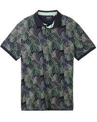 Tom Tailor - T-Shirt allover printed polo - Lyst