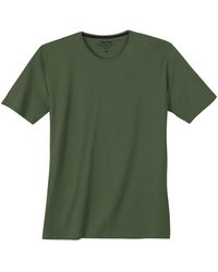 Redmond - Rundhalsshirt Übergrößen Rundhals Basic T-Shirt olivgrün - Lyst
