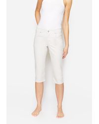 ANGELS - Slim-fit-Jeans 5-Pocket-Hose Capri TU mit Label-Applikationen - Lyst