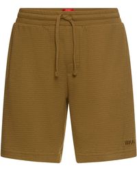 HUGO - Pyjamashorts Austin Short mit Tunnelzug - Lyst