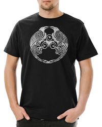 Urban Backwoods - Print- And II T-Shirt Thor Mjölnir Loki Midgard Wikinger - Lyst
