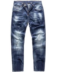 Rock Creek - Regular-fit- Jeans Stonewashed Dunkelblau RC-3113 - Lyst