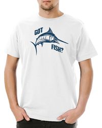 Urban Backwoods - Print-Shirt Got Fish? T-Shirt Schwertfisch Swordfish Angeln Angler Harpune - Lyst