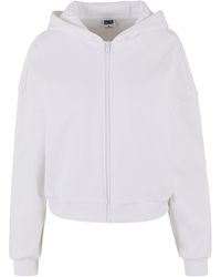 Urban Classics - Sweatjacke Ladies Cozy Short Zip Hoody - Lyst