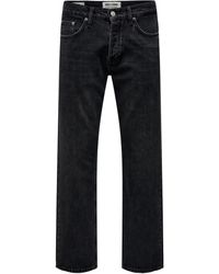 Only & Sons - 5-Pocket- Jeans Edge lange Hose (1-tlg) - Lyst