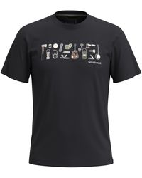Smartwool - Kurzarmshirt M Gone Camping Graphic Short Sleeve Tee - Lyst