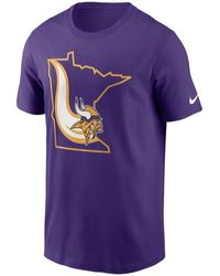 Nike - Print-Shirt NFL Essential CITY Minnesota Vikings - Lyst