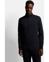 Bugatti - Langarm-Poloshirt mit Stehkragen - Lyst