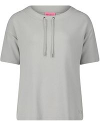 Betty Barclay - Sweatshirt Sweat Kurz 1/2 Arm, Shiny Grey - Lyst