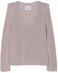 Marc O' Polo - Sweatshirt Pullover, V-neck, long-sleeve, half - Lyst