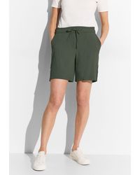 Cecil - Shorts softer Materialmix - Lyst