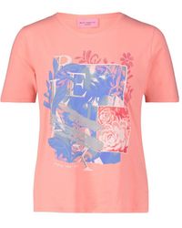 Betty Barclay - T- Shirt Kurz 1/2 Arm, Patch Rosé/Blue - Lyst