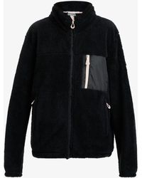 Roxy - Rollkragenpullover ALABAMA FULL ZIP SOLID KVJ0 TRUE BLACK - Lyst