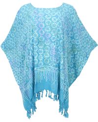 Guru-Shop - Longbluse Poncho, Tunika, Strandkleid, Batik Kaftan,.. alternative Bekleidung - Lyst