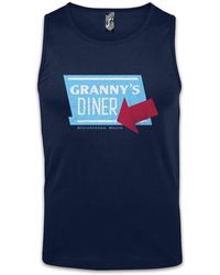 Urban Backwoods - Tanktop Granny's Diner Ärmelloses T-Shirt Once Logo Upon Sign A Time TV Symbol Series Serie Gaming Bar - Lyst