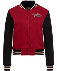 Queen Kerosin - Collegejacke We Can Do It (1-St) mit großer Rückenstickerei - Lyst