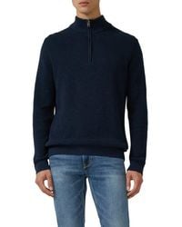 S.oliver - Strickpullover Mit Zipper - Lyst