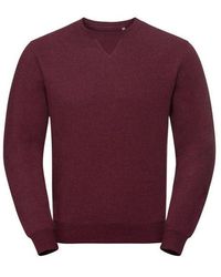 Russell - Sweatshirt Pullover aus Baumwolle Winter Pulli Langarm - Lyst