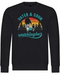 deinshirt - Rundhalspullover Pullover Vater und Sohn Unschlagbar Mit Print Motiv, Grafik - Lyst