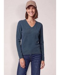 Cecil - Strickpullover Mit V-Ausschnitt - Lyst