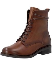 Remonte - Stiefelette Glattleder Schnürstiefelette - Lyst