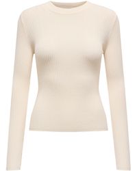 ONLY - Weicher Strickpullover Gerippt Slim Fit Longsleeve ONLLOUISA L/S PULLOVER KNT NCA - Lyst
