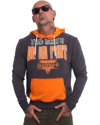 Yakuza - Hoodie Death Two Face mit Colorblocking - Lyst