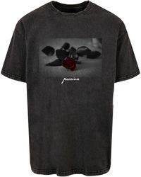 Mister Tee - T-Shirt Passion Rose Acid Washed Heavy Oversize Tee (1-tlg) - Lyst