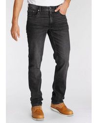 AJC - Straight-Jeans Gerade Geschnitten, Used-Look-Waschung, Niedrige Leibhöhe - Lyst