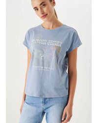 Garcia - Print-Shirt - Lyst