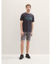 Tom Tailor - Bermudas Josh Jeans Shorts - Lyst