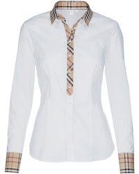 Seidensticker - Hemdbluse Langarm-Bluse mit Karobesatz - Lyst
