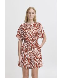 Ichi - IHYARDEEN Kurzer Jumpsuit mit Zebramuster - Lyst