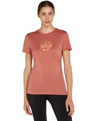 Icebreaker - T-Shirt W Mer 150 Tech Lite III SS Tee Camp - Lyst