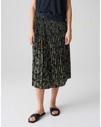Opus - RIBANE WILDFLOWER Plisseerock mit Allover Print - Lyst