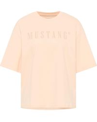 Mustang - Kurzarmshirt T-Shirt - Lyst