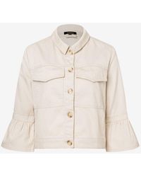 MORE&MORE - &MORE Outdoorjacke Structured Twill Jacket, sand - Lyst