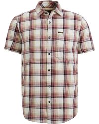 PME LEGEND - Langarmhemd Short Sleeve Shirt Ctn Slub Weave - Lyst
