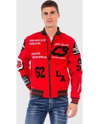 Cipo & Baxx - Outdoorjacke Jacke mit coolen Stickereien - Lyst