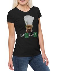 Urban Backwoods - Print- Let's Cook Chef T-Shirt Breaking Walter Heisenberg Mr White Bad - Lyst