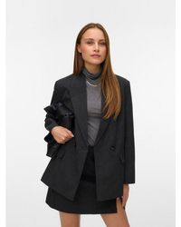Vero Moda - Jackenblazer Vmbestie Ls Loose Blazer Noos Materialmix, Loose Fit - Lyst