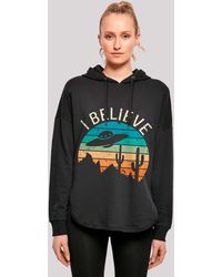F4NT4STIC - Kapuzenpullover I Believe UFO Alien Sonnenuntergang Premium Qualität - Lyst