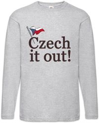Urban Backwoods - Langarmshirt Czech It Out Langarm T-Shirt Tschechoslowakei Tschechisch Holiday - Lyst