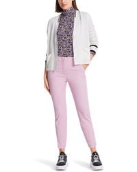 Marc Cain - Stoffhose "Sports Bananarama" Premium mode Schmal geschnittene Hose SALTA - Lyst
